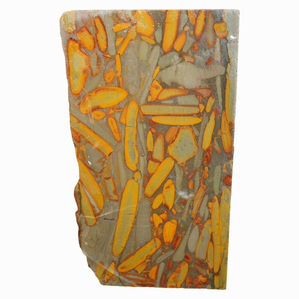 Bamboo Jasper Slab - Long Conglomerate Flows