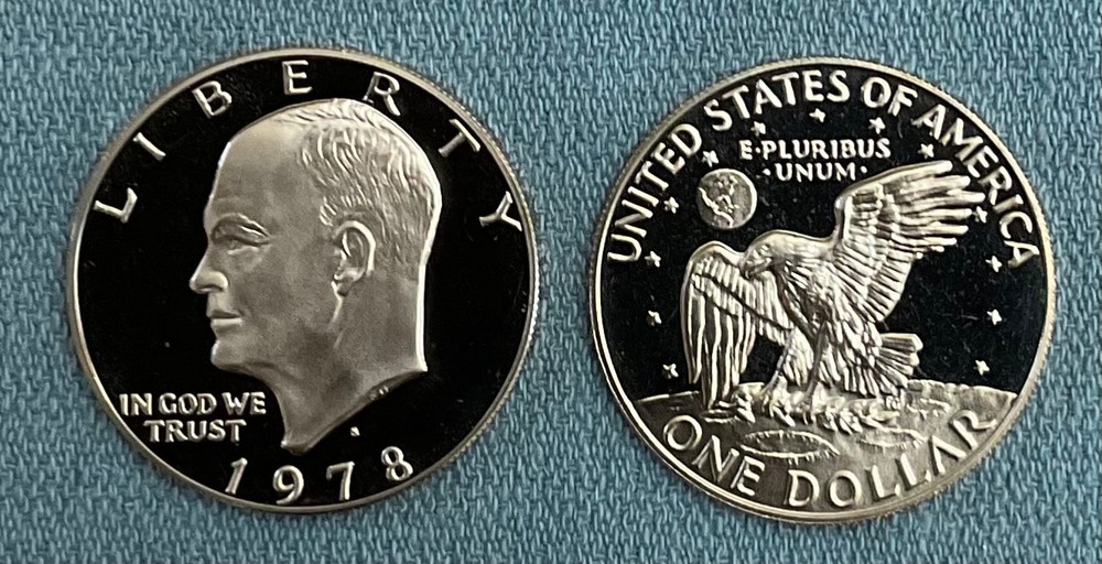 1978 S - EISENHOWER DOLLAR GEM PROOF CN-CLAD