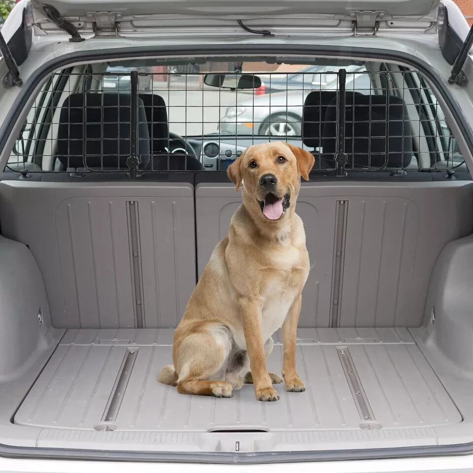 For JEEP COMPASS - Heavy Duty Headrest Dog Pet Guard Mesh Adjustable
