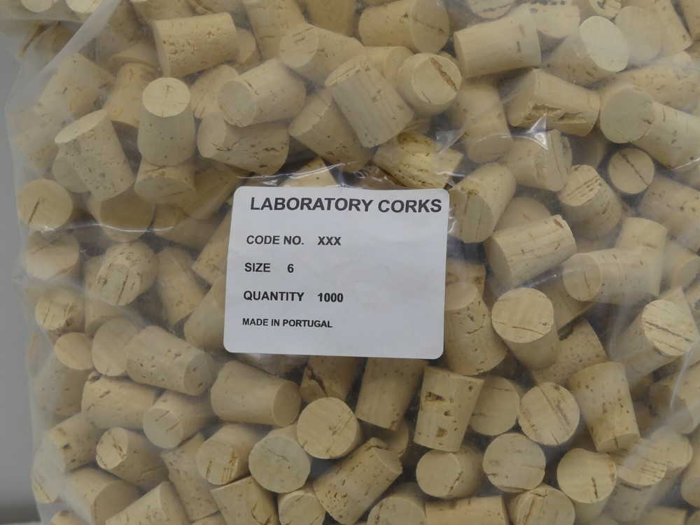 Caplugs Laboratory Corks Size 6 QTY 1000