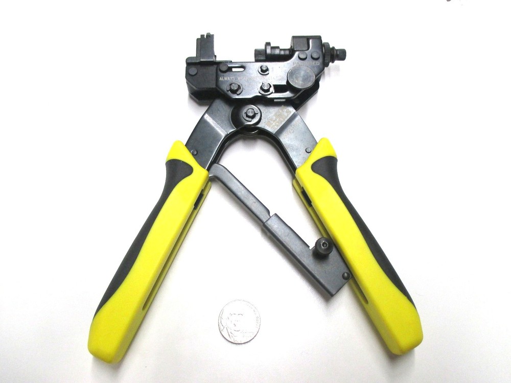 Klein Tools VDV211-007 Vertical Multi-Connector Compression Crimper