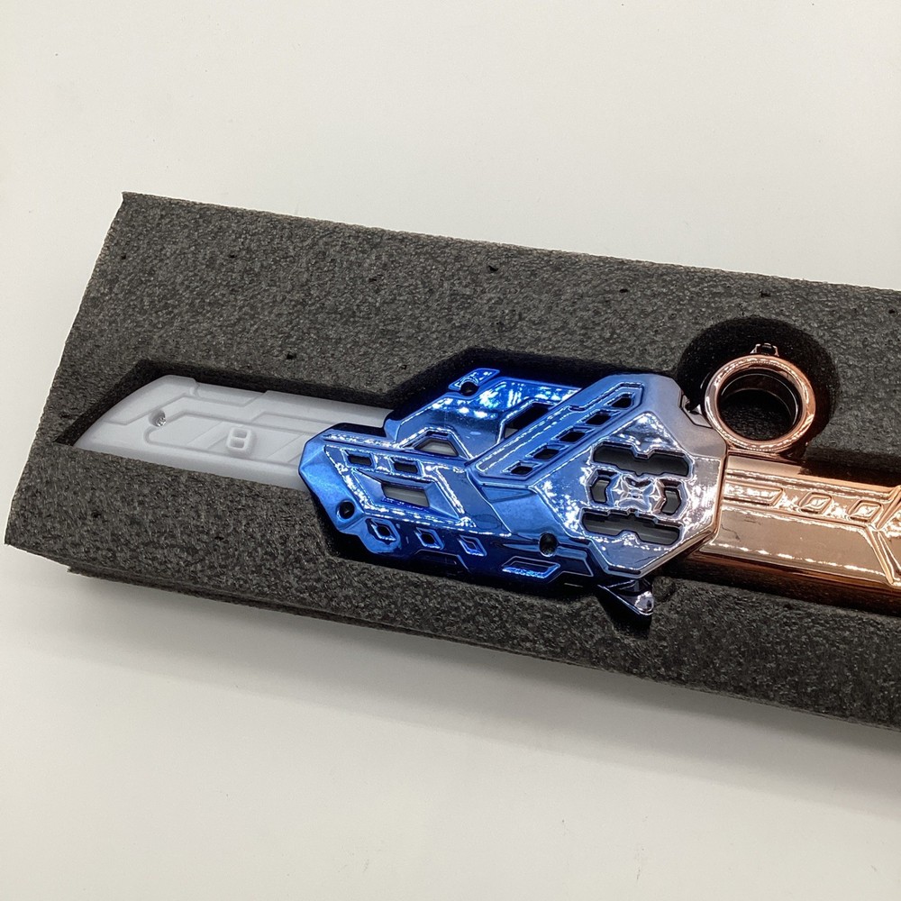 Thunder Shadow Double Edged Sword Electroplated Kids Toy LED