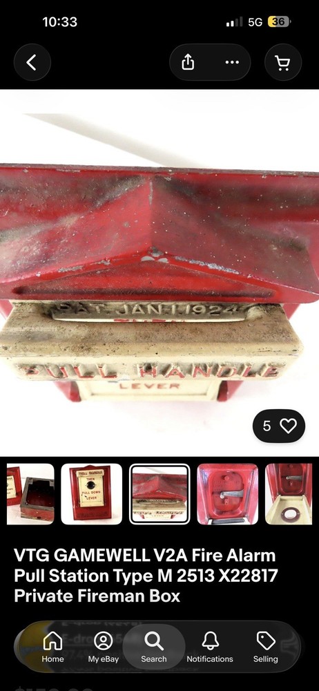 Vintage Cairns & Bro Fire Shield on Oak Panel 12" x 7 1/2" w/ Fire Engine Tags