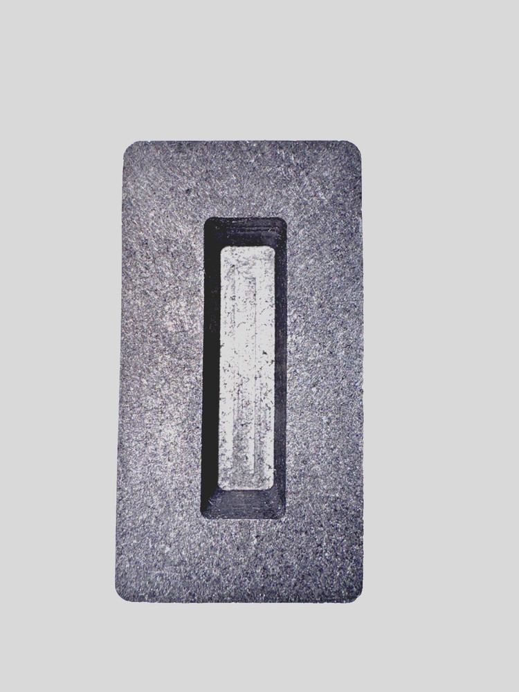 Graphite Ingot Mold For Casting 5 oz Gold Kit Kat