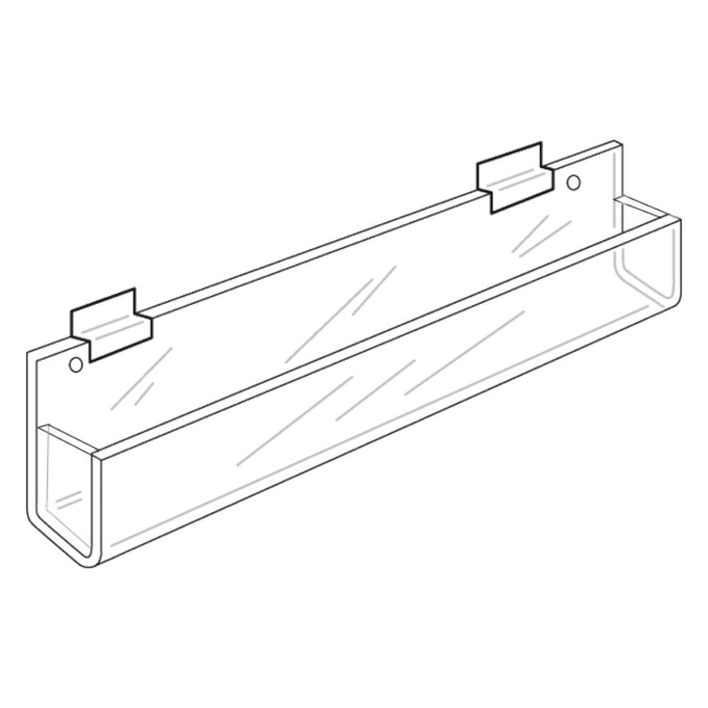 Slatwall Greeting Card Display, Closed Ends, 12301