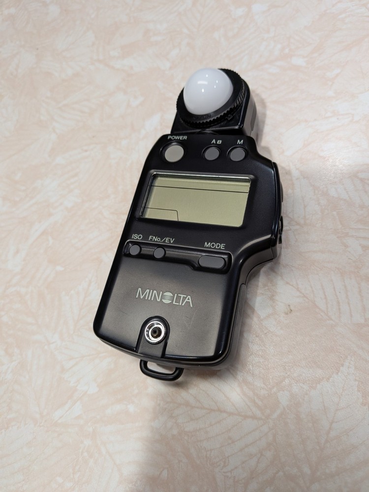 Minolta Auto Meter IV F Flash Light Exposure Meter With Case