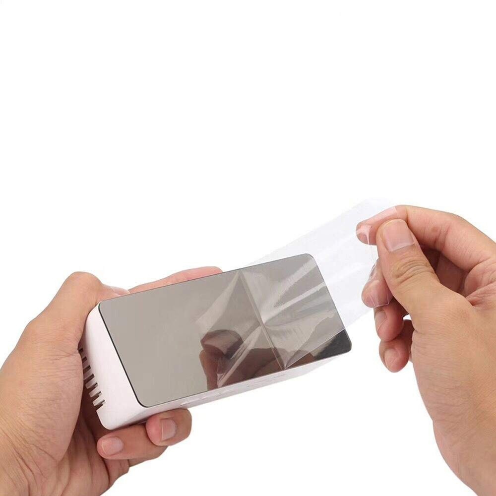 ThreeH LED Mirror Desk Clock with Snooze Function Temperature Display Digital...