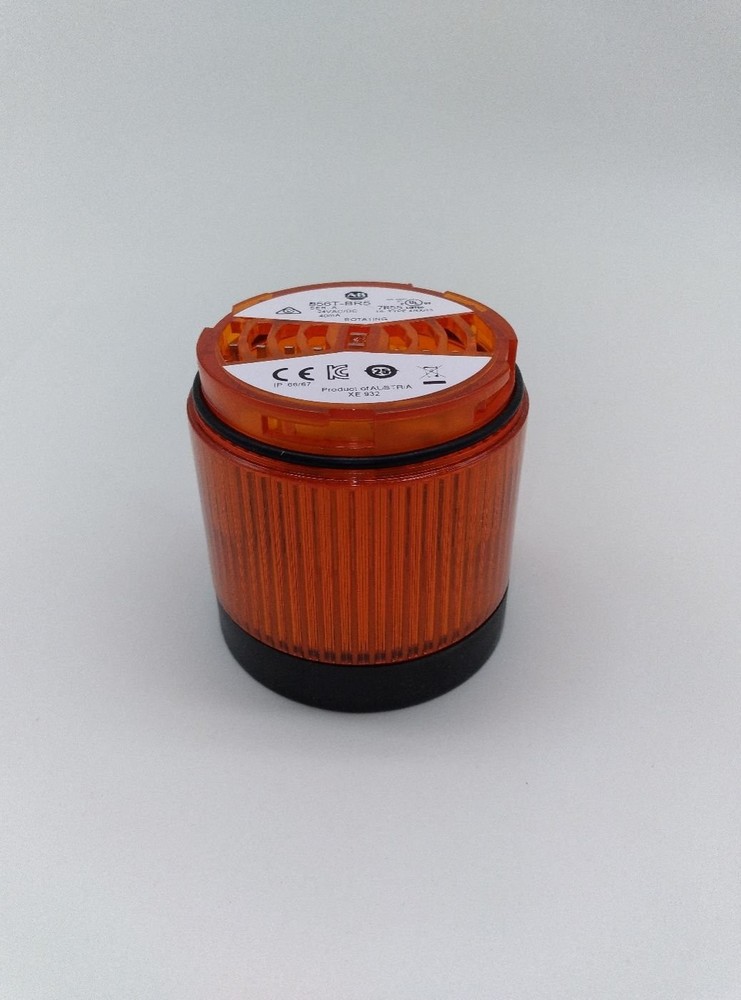 Allen-Bradley 856T-BR5 Multifunction Orange Stack Light 24 VAC/DC