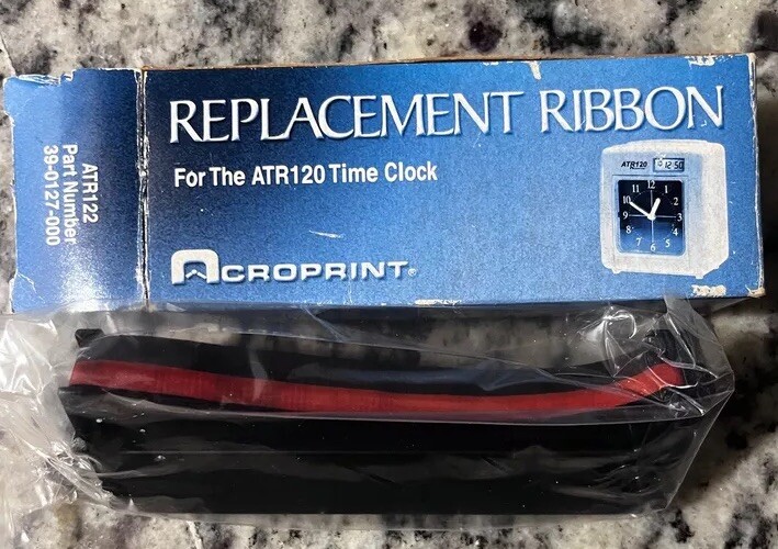 Pyramid 2400 Time Recorder Replacement Ribbon - Employees Time Punch Clock