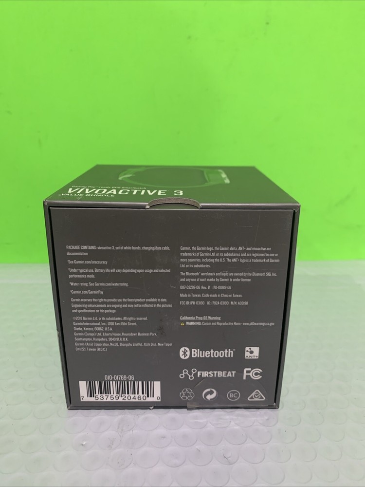 Garmin Vivoactive 3 GPS Smartwatch Open Box