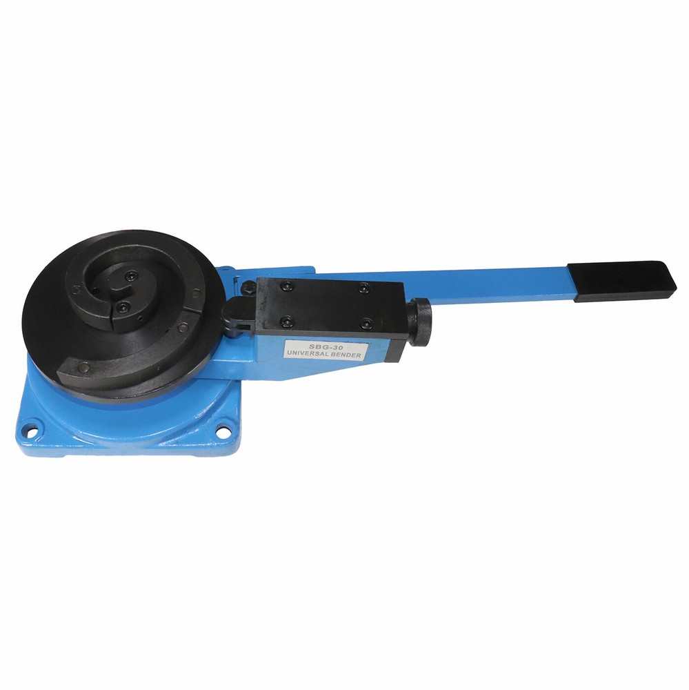 Erie Tools® Bench Mount Scroll Bar Bender for Angular Roll Hoop and Coil Bending