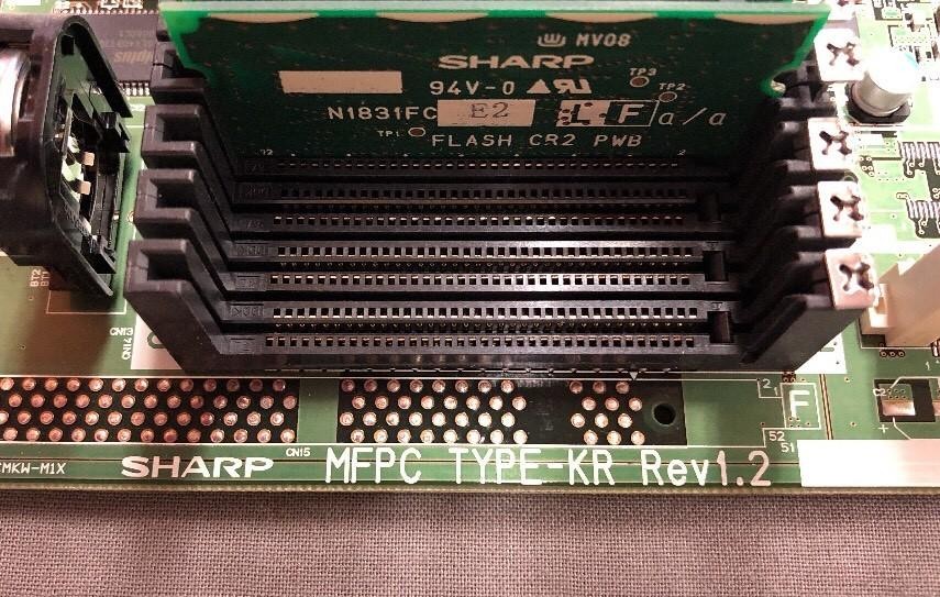 Sharp MX-5000N Main Controller MFPC PWB TYPE-KR REV1.2 X1852 BCB181 664DE6