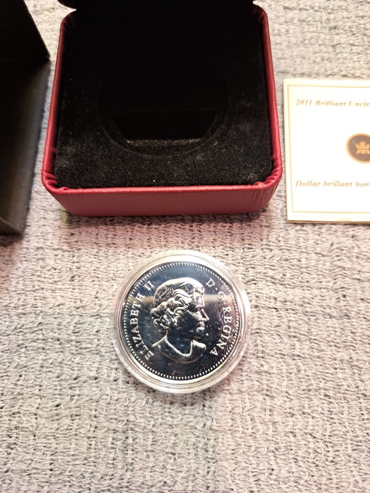 2011 Canada Uncirculated Silver Dollar - Parks Canada 100th Anniversary