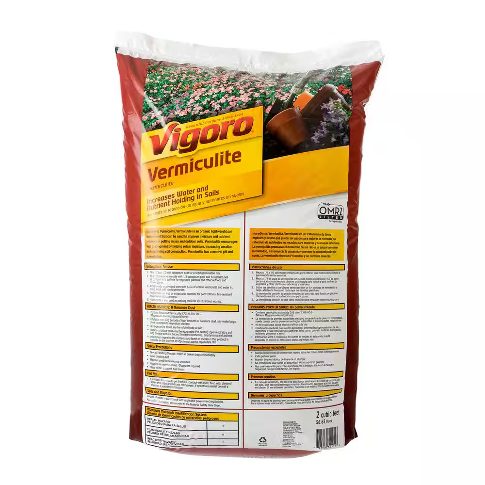 2 Cu. Ft. Organic Vermiculite Soil Amendment