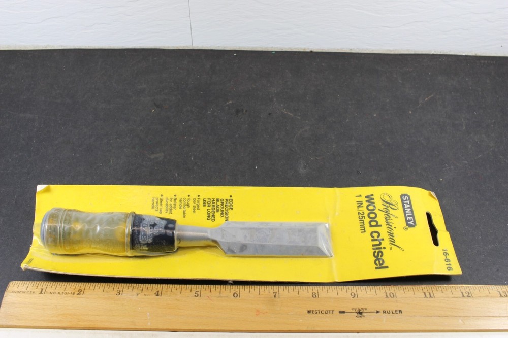 Stanley No.16-616 Professional 1" Wood Chisel NOS