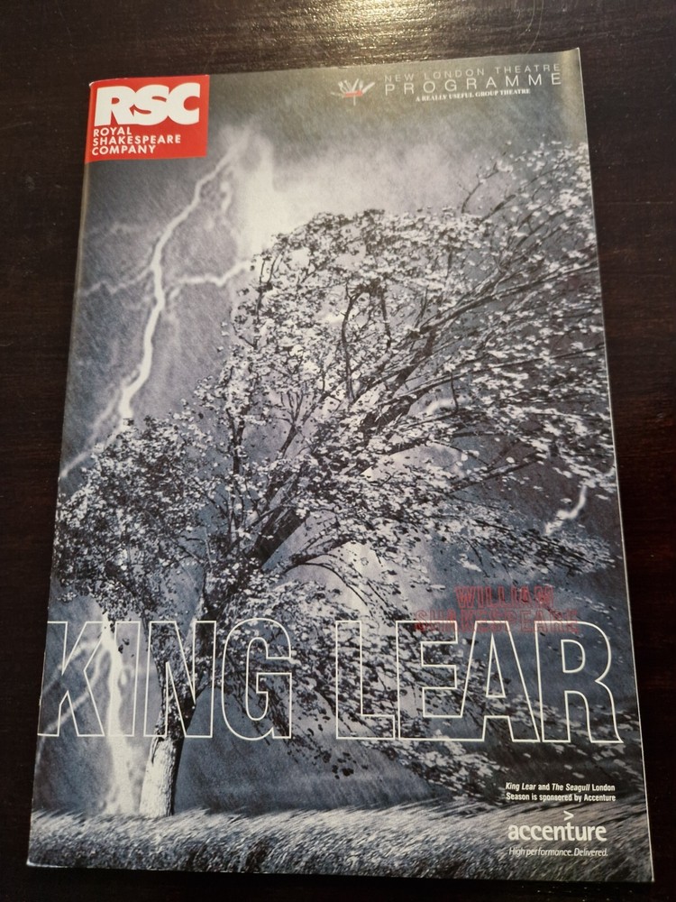 King Lear Royal Shakespeare Company Programme Ian McKellen Romola Garai