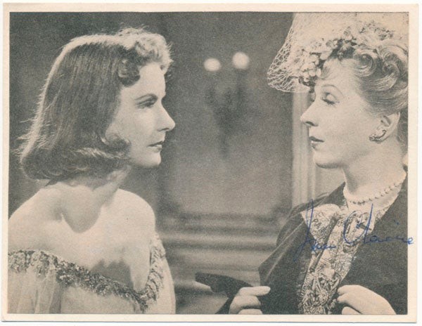 Ina CLAIRE / Photograph Signed
