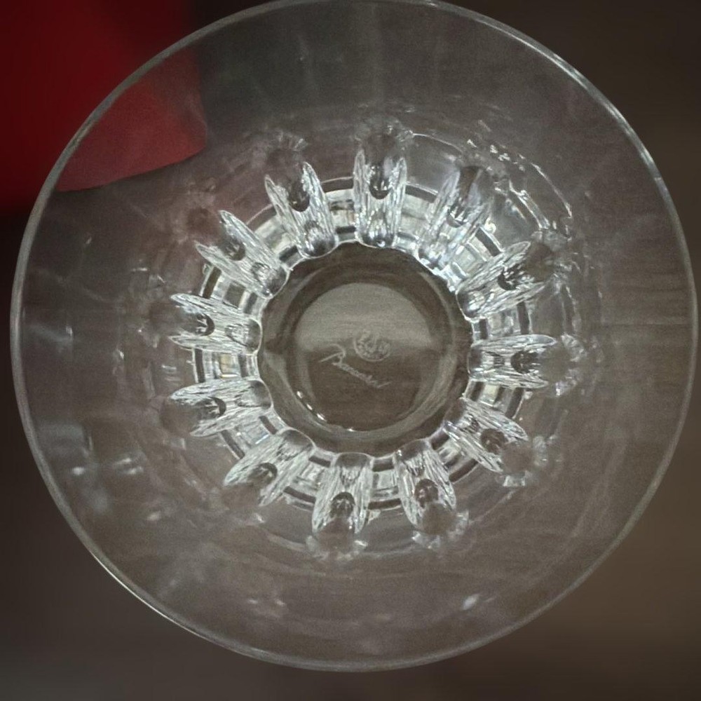 Baccarat rocks glass transparent