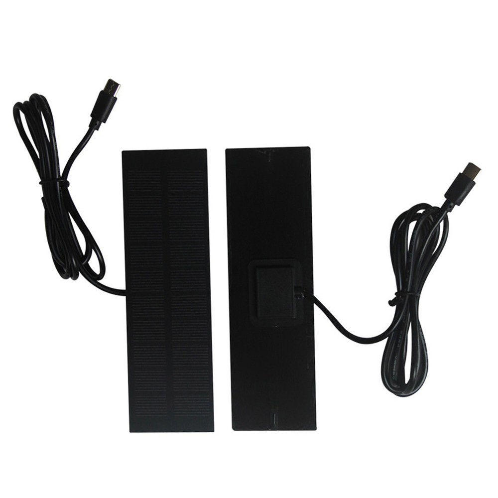 Compact 1W 5V Solar Panel Charger for Mobile Devices Portable Type C Output