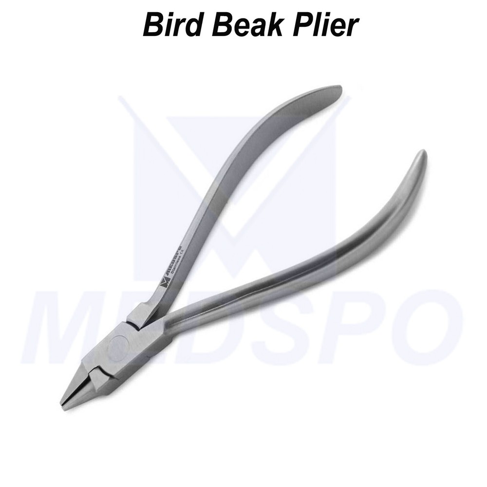 Dental Bird Beak Plier Orthodontic Loop Forming Wire Bending Angular Pliers CE