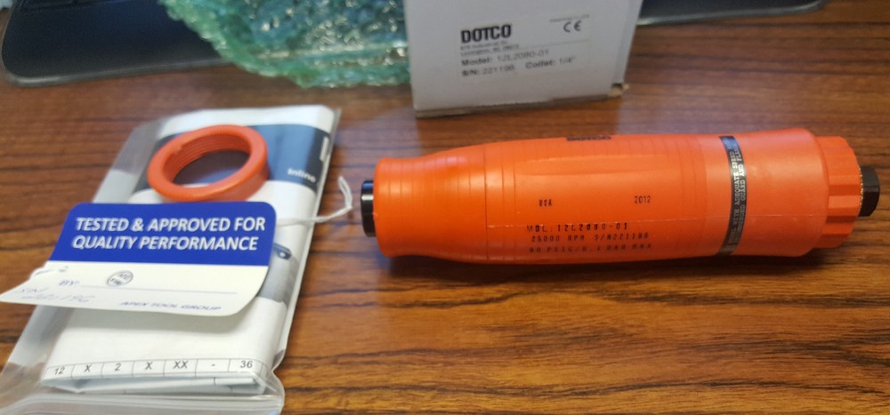 DOTCO INLINE Grinder 12L2080-01 Apex Tool Group