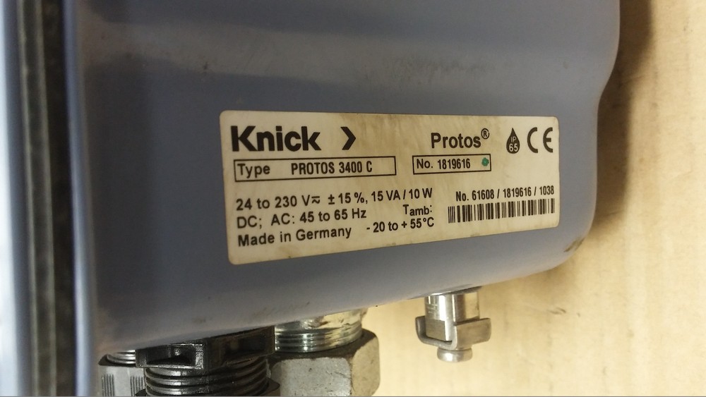 KNICK Protos Type PROTOS 3400 C Process Analysis System