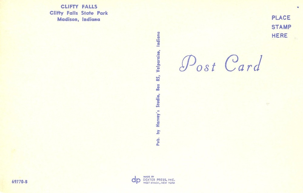 CLIFTY FALLS, MADISON, IN - PC1139