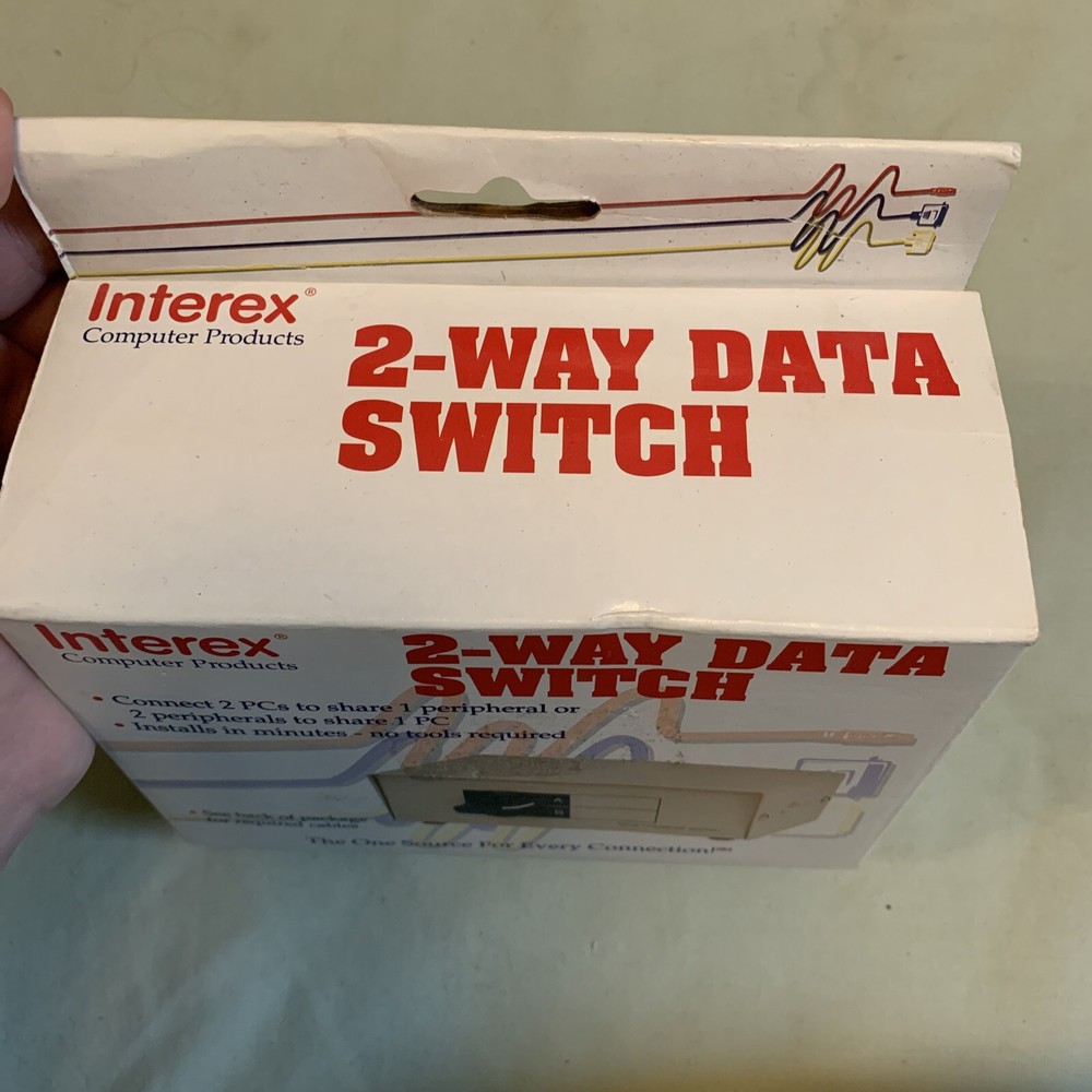 Interex 2-way Data Switch MDS-1a (Computer Products)