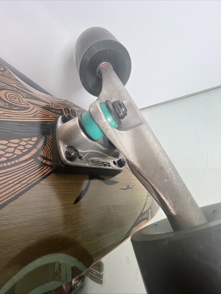 Mirrored Sea Double Kick Longboard (Complete Longboard)