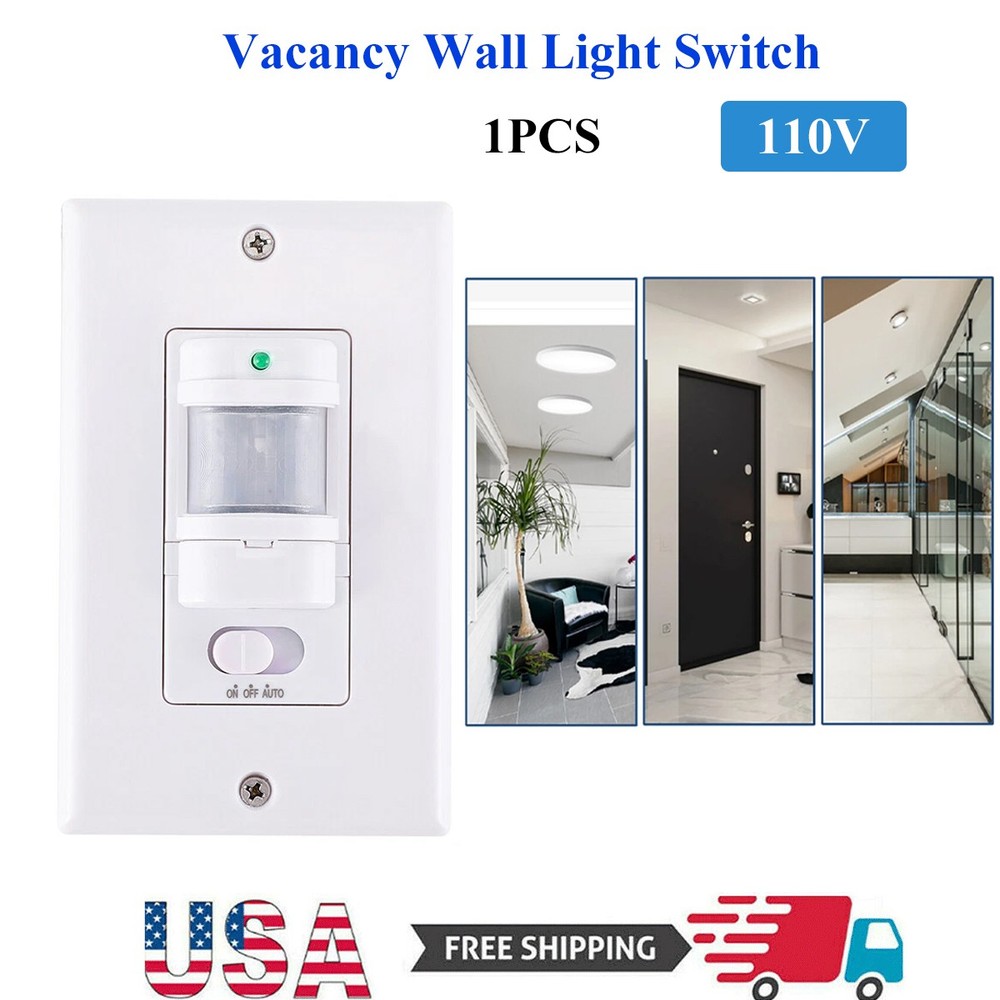 NEWEST Automatic PIR Occupancy Motion Sensor Light Switch Auto On/Off Infrared