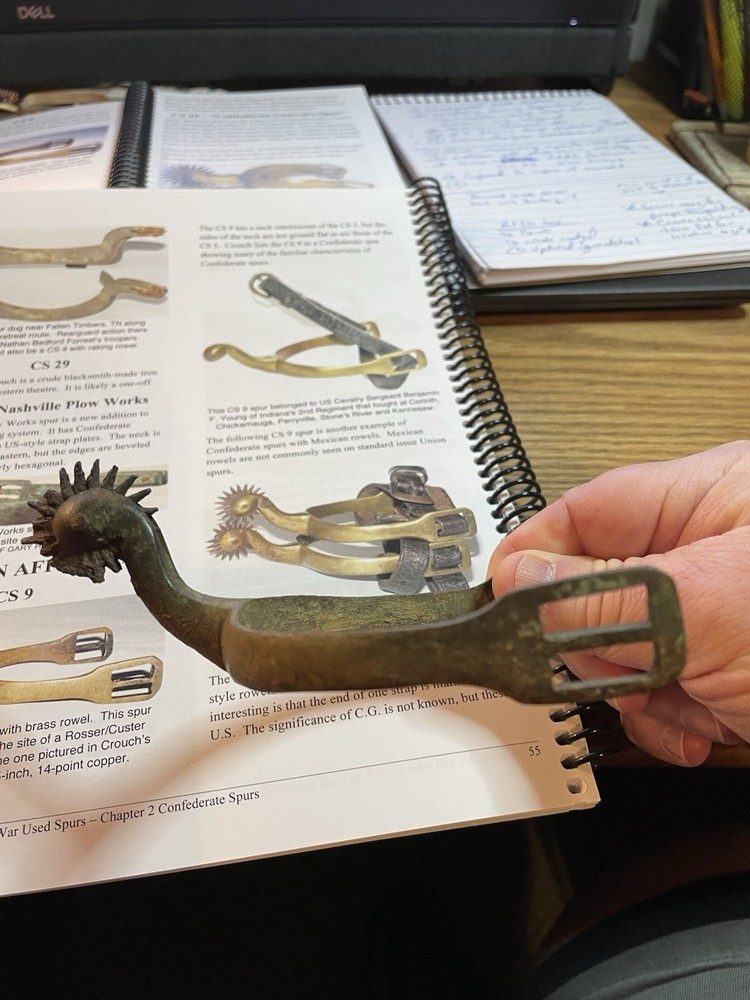 CS-9 Dug Confederate Cavalry Spur