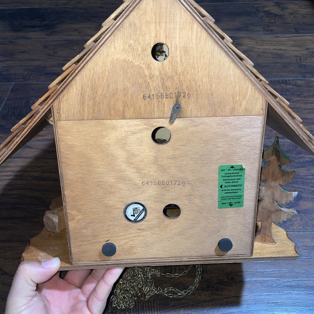 Cuckoo Clock 8 Day Schneider Germany Untested