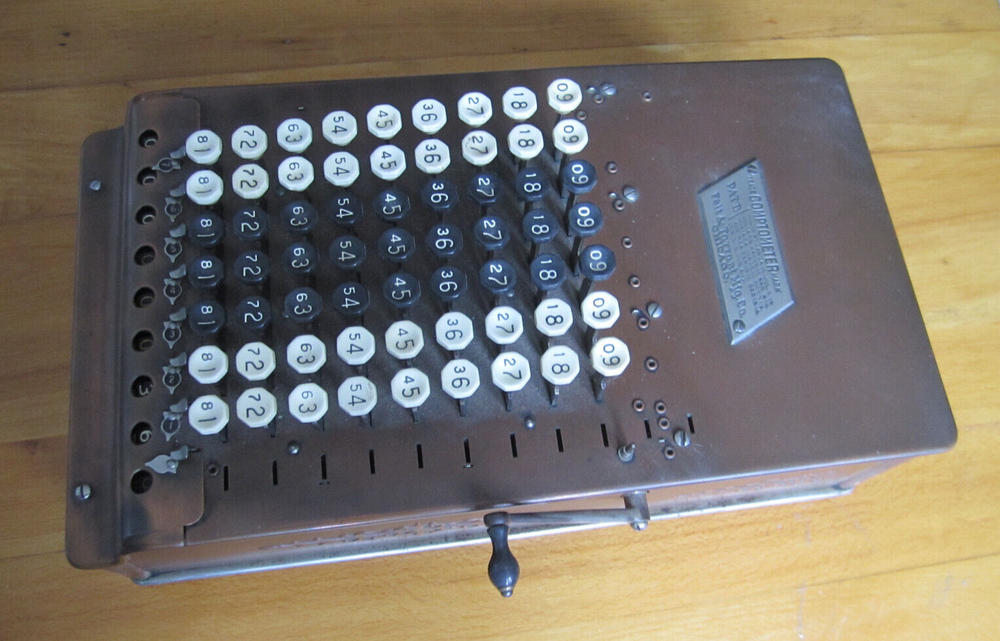 Vintage "Comptometer" Series "F" adding machine