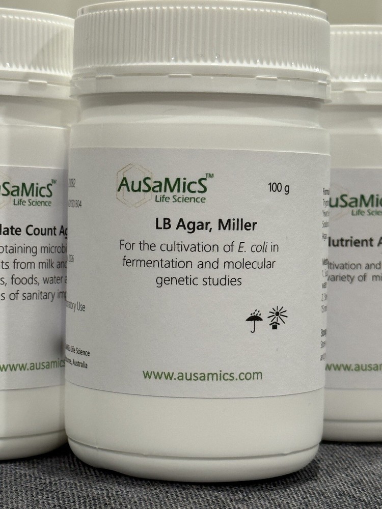LB Luria-Bertani Agar Miller cultivation E. coli fermentation, molecular genetic
