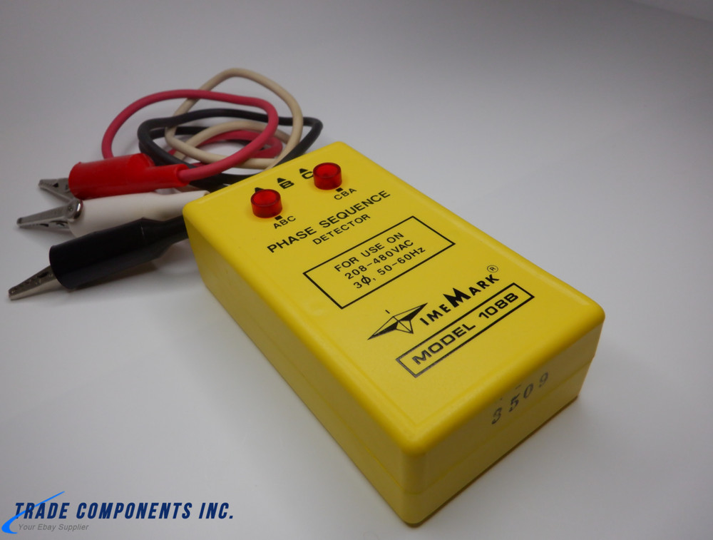TIME MARK 108B PHASE SEQUENCE DETECTOR, HANDHELD 108 SERIES