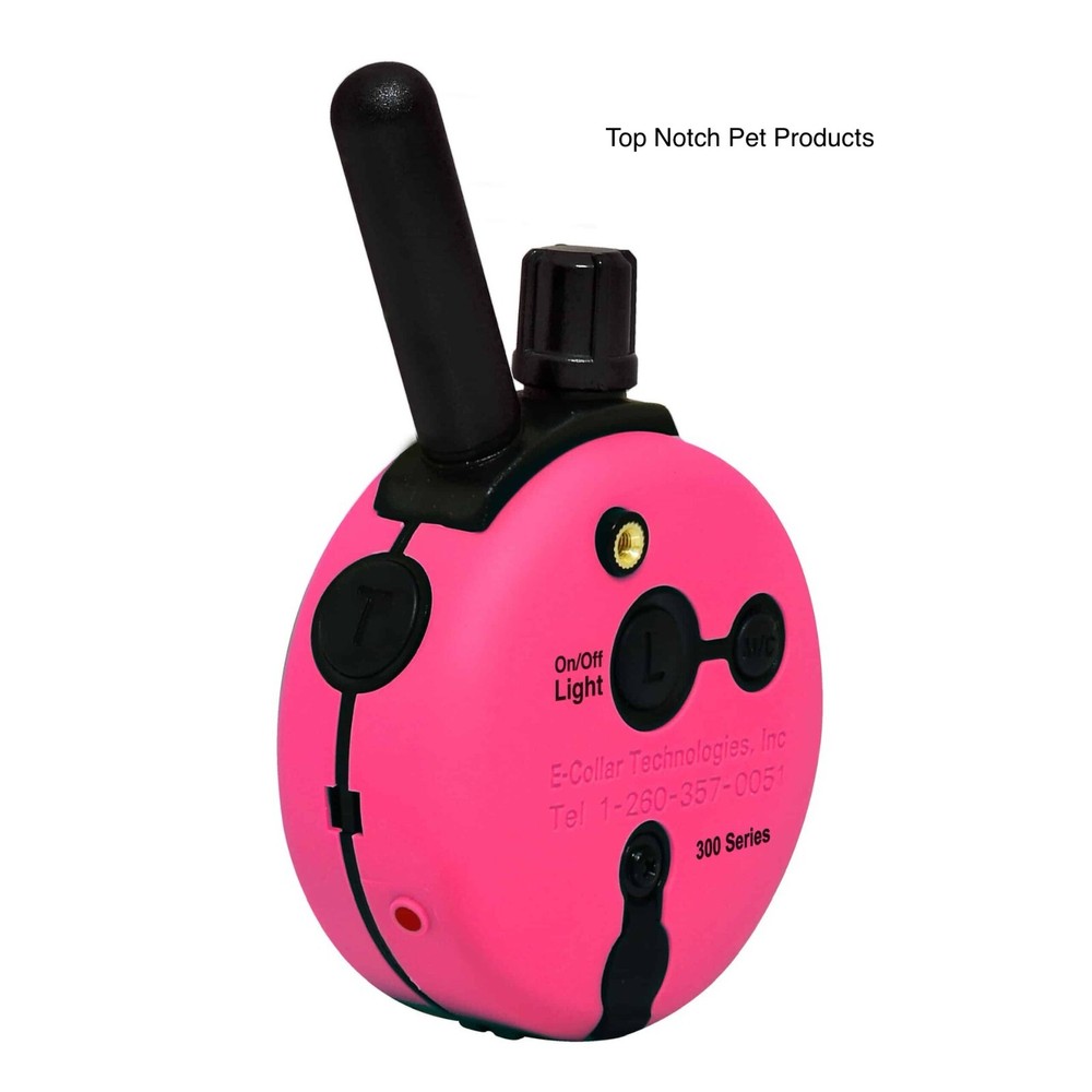 E-Collar Technologies ET-300/302 TRANSMITTER ONLY PINK -QUICK-RELEASE BELT CLIP!