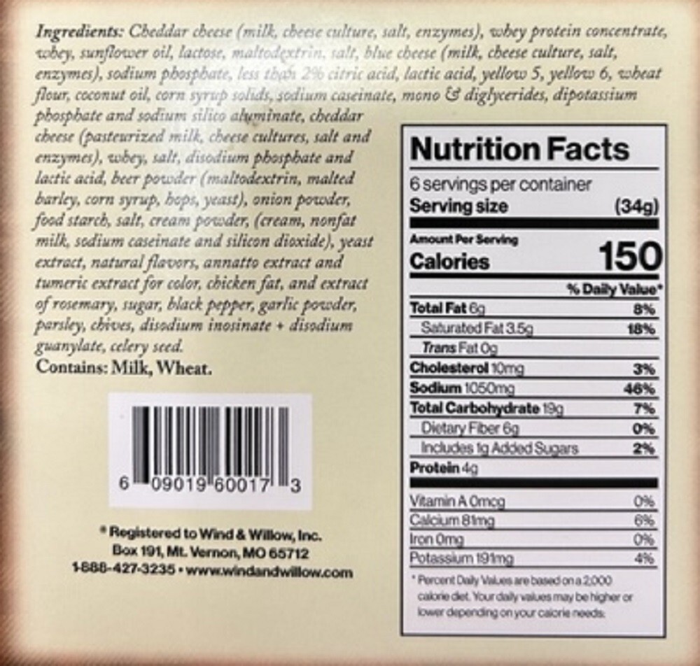 Wind & Willow Soup Mix, Cheddar and Ale (60017)