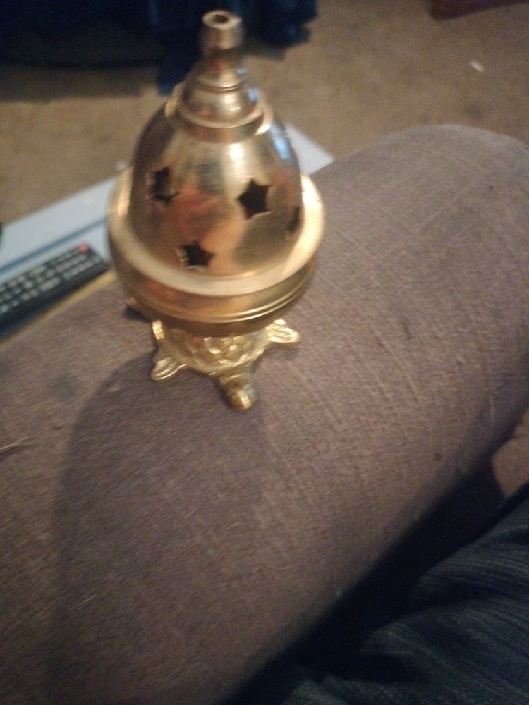 Brass Turtle Incense Holder