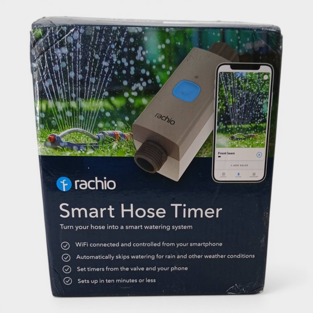 Rachio Smart Hose Timer, 1 Valve + 1 WiFi Hub (Untested)