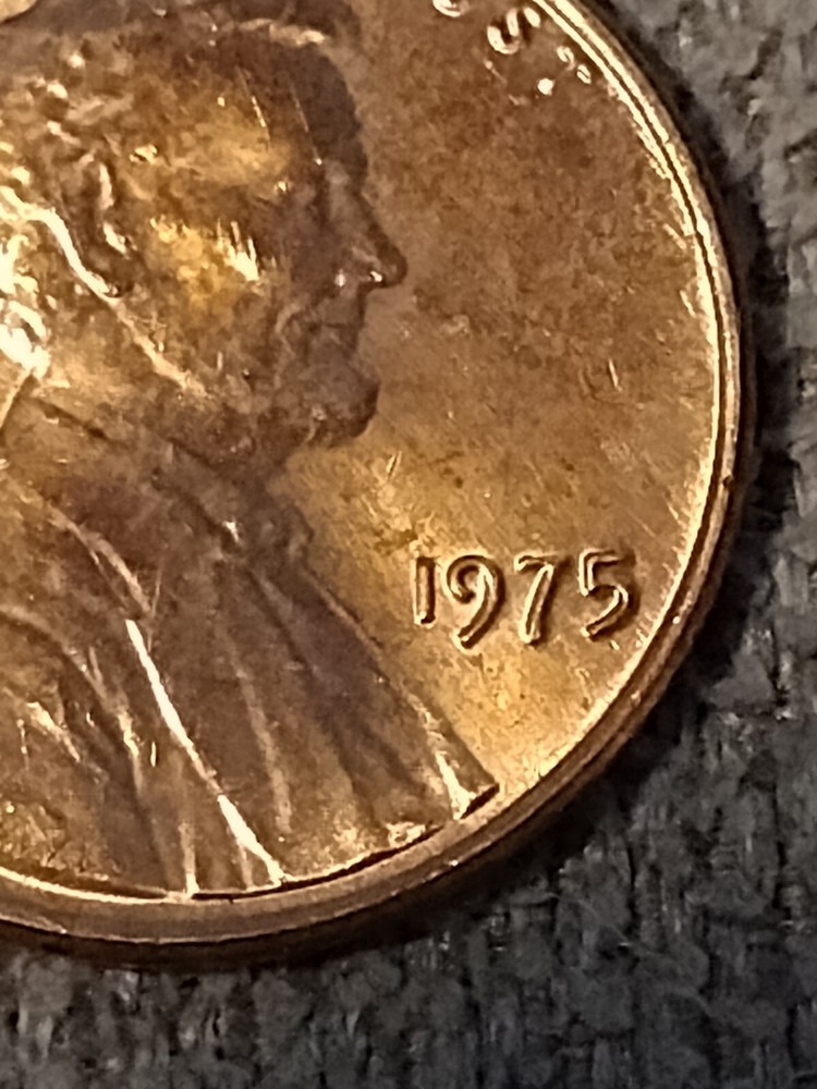 1975 lincoln penny Error Ddo Ddr
