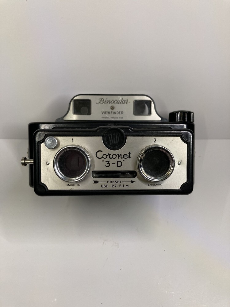 Vintage Coronet 3D Binocular Viewfinder Camera
