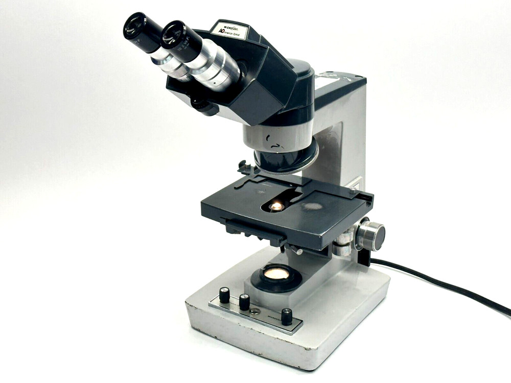 American Optical One Ten Microscope w/ Binocular Head