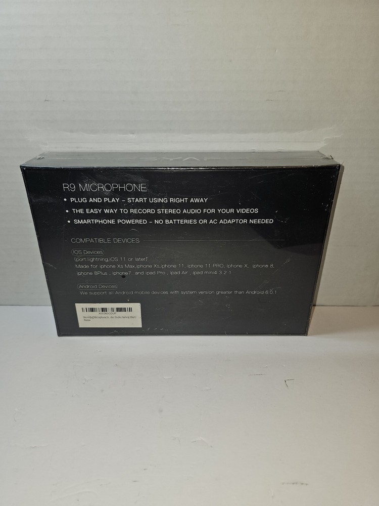 LESYAFEL Microphone for iphone with Desktop Tripod Plug&Play,Android,PS4 Blue