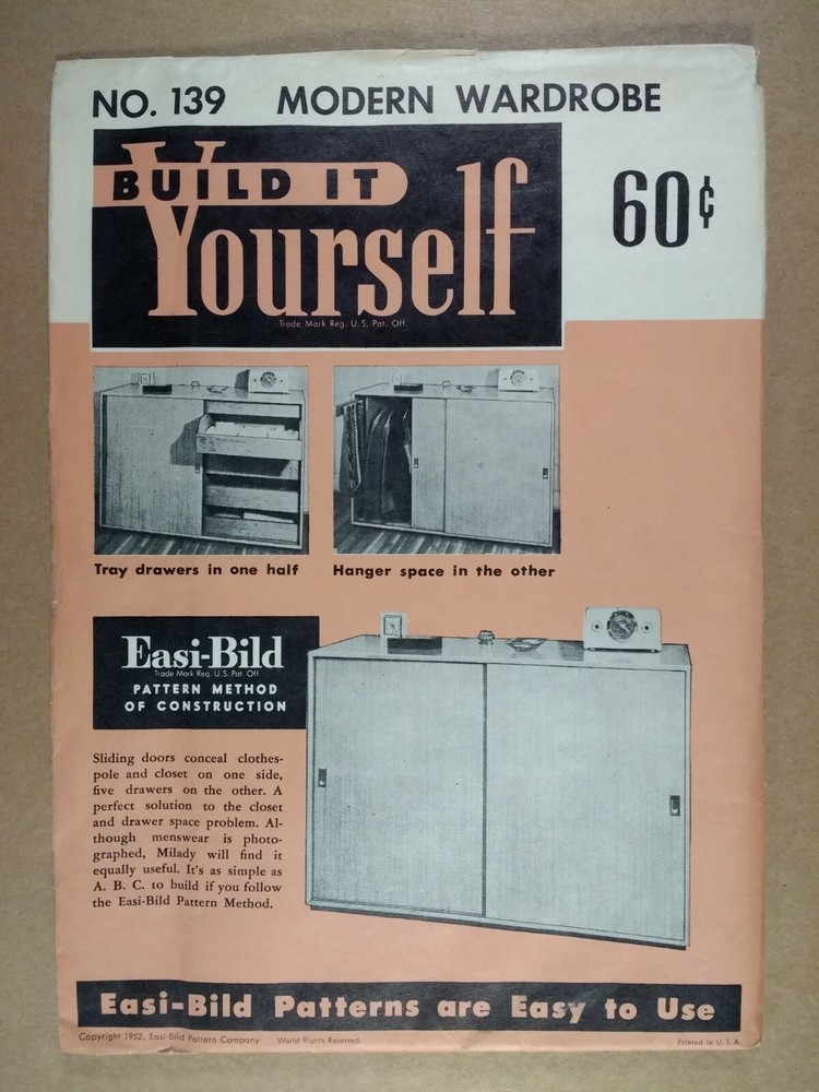 EASI-BILD Pattern 139 Modern Wardrobe