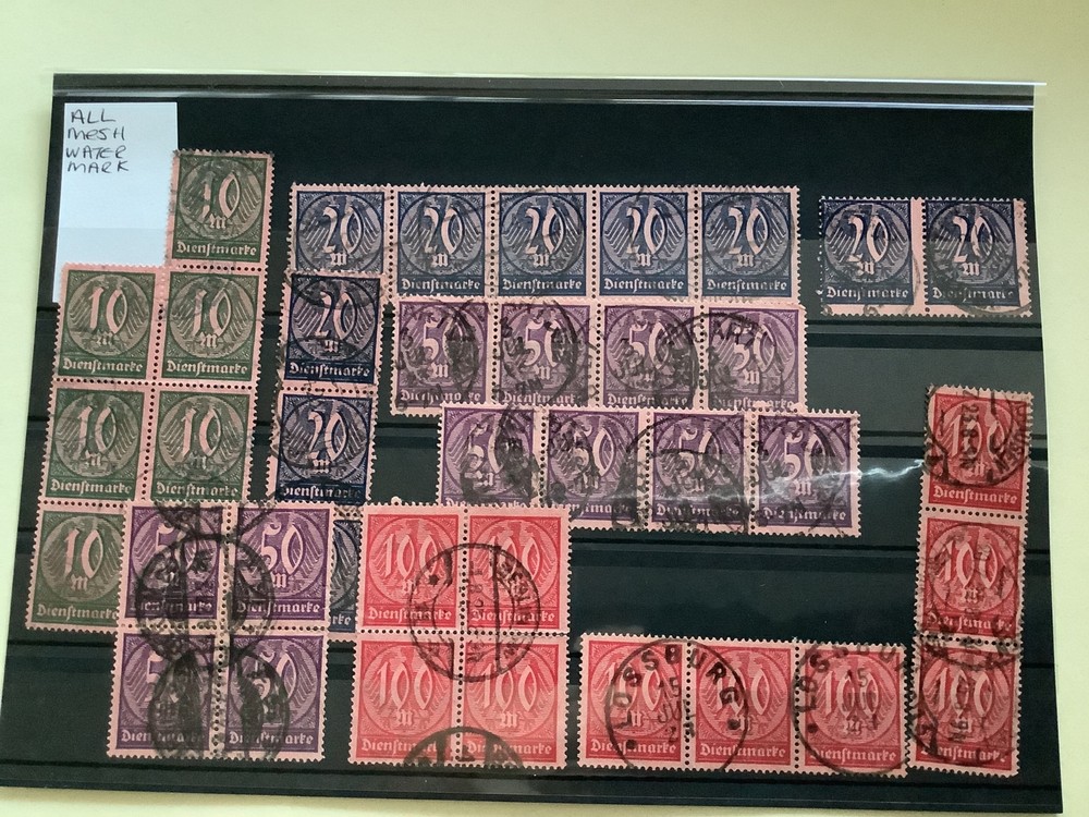 Germany 1922 Officials used stamps Ref R49791