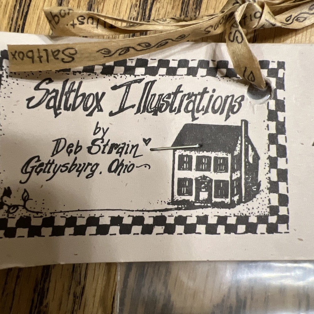 Saltbox Illustrations Notepaper- Vintage Gingerbread Men