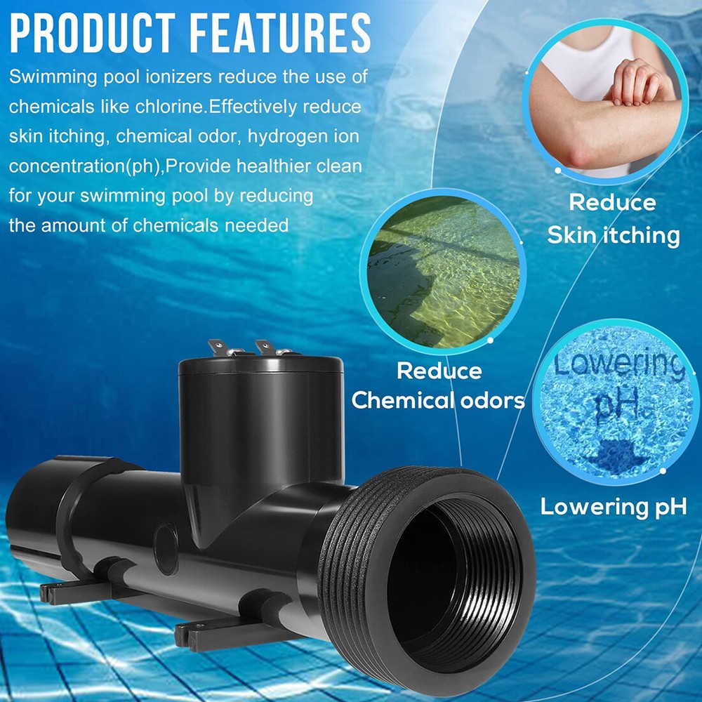 Swimming Pool Ionizer Replacement Chamber 4CH4002-R for Power Ionizer System