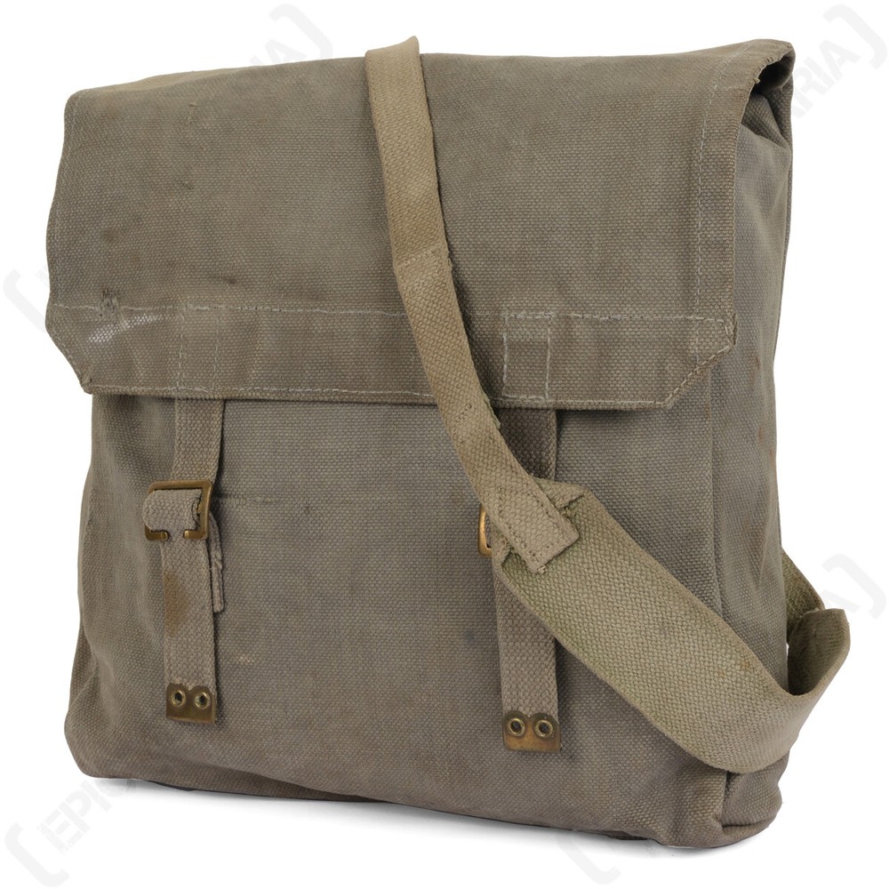 Original British 37 Pattern Large Pack with Strap - RAF Grey Canvas WW2 Type Bag