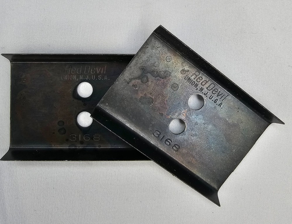 Red Devil 3168 Replacement Double-Edge Scraper Blade 2 Pack, 2.5 Inch