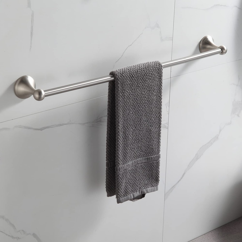 BGL Bathroom Accessory Set, Brushed Nickel Adjustable